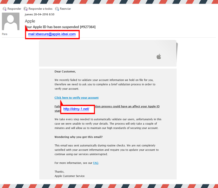 apple id suspendido